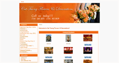 Desktop Screenshot of cattuongflowers.com